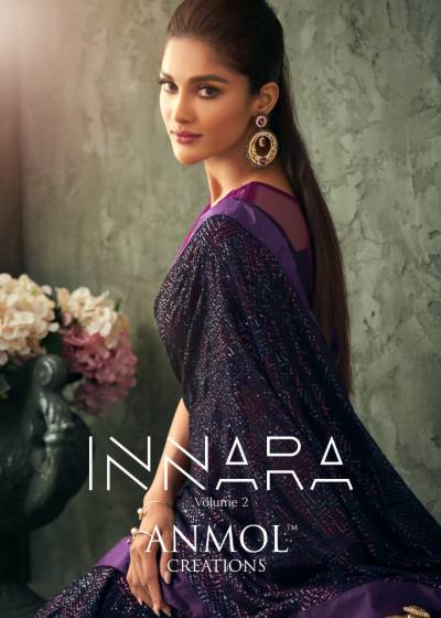 Innara By Anmol Designer Partywear Saree Collection